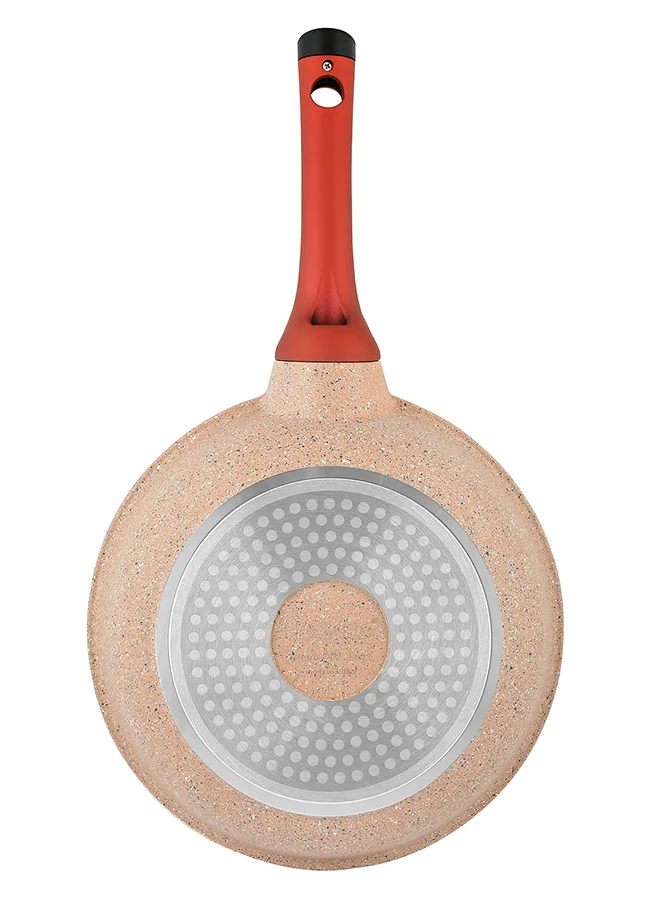 Prestige 7-Piece Granite Non-Stick Aluminium Essentials Cookware Set Pink