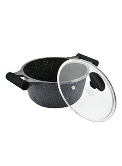 Prestige 7-Piece Granite Non-Stick Aluminium Essentials Cookware Set Black  - Image 4