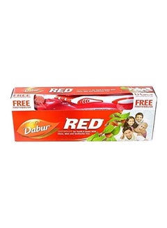 Red Toothpaste With Free Brush Multicolor 200grams