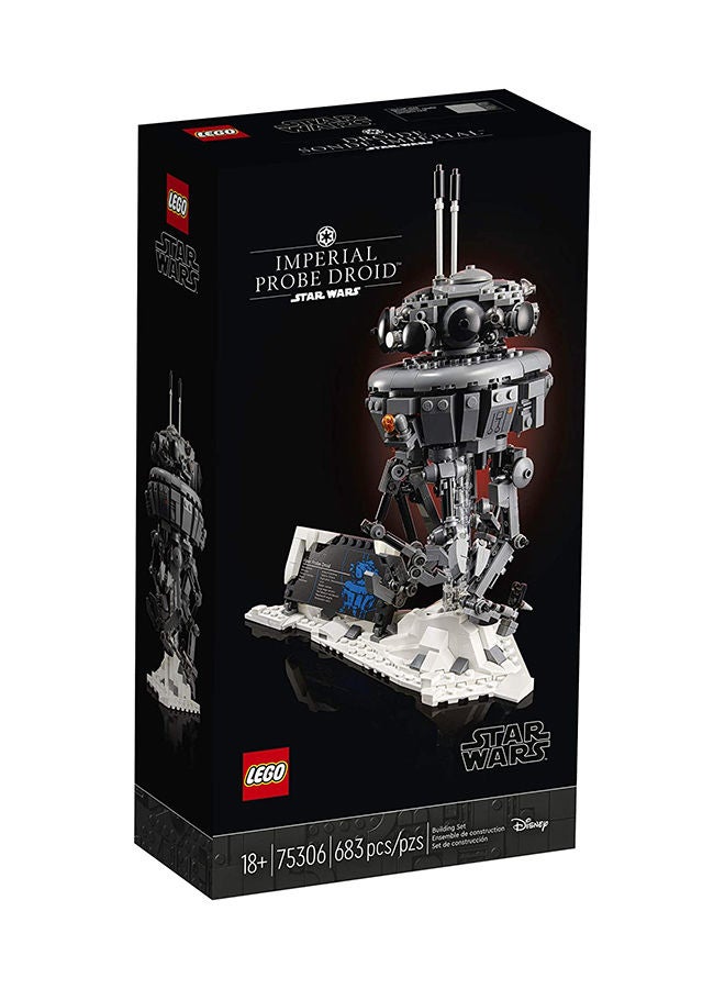 LEGO - 75306 Star Wars Imperial Probe Droid  Collectible Building Kit 683 Pieces 683 18+ years - Image 1