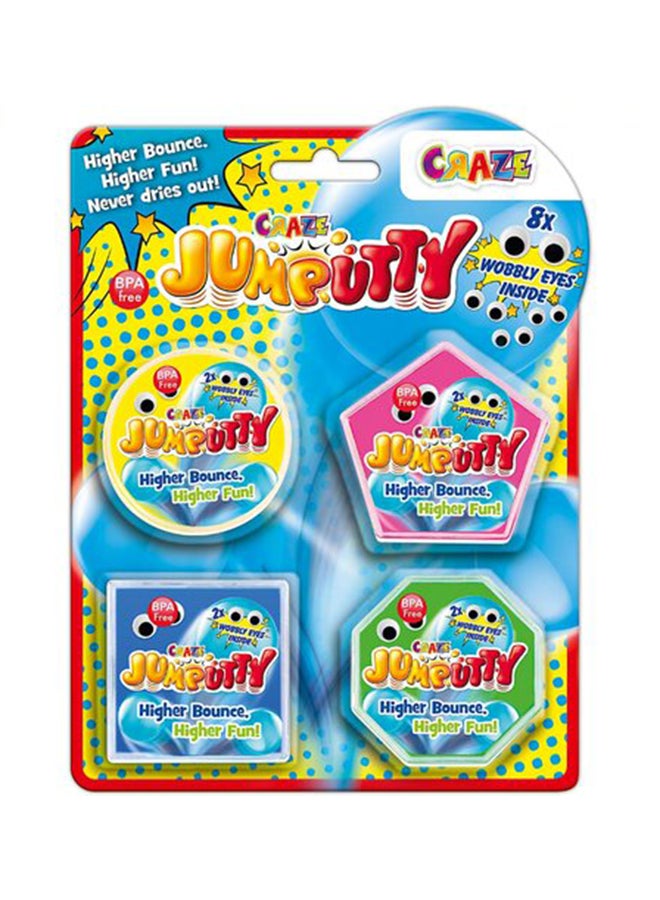 CRAZE Jumputty Intelligent Colored Plasticine 4X 15g Bouncy Modeling Clay Modeling Clay Creative Crafts For Kids Assorted Style May Vary 1 Piece  - Image 2