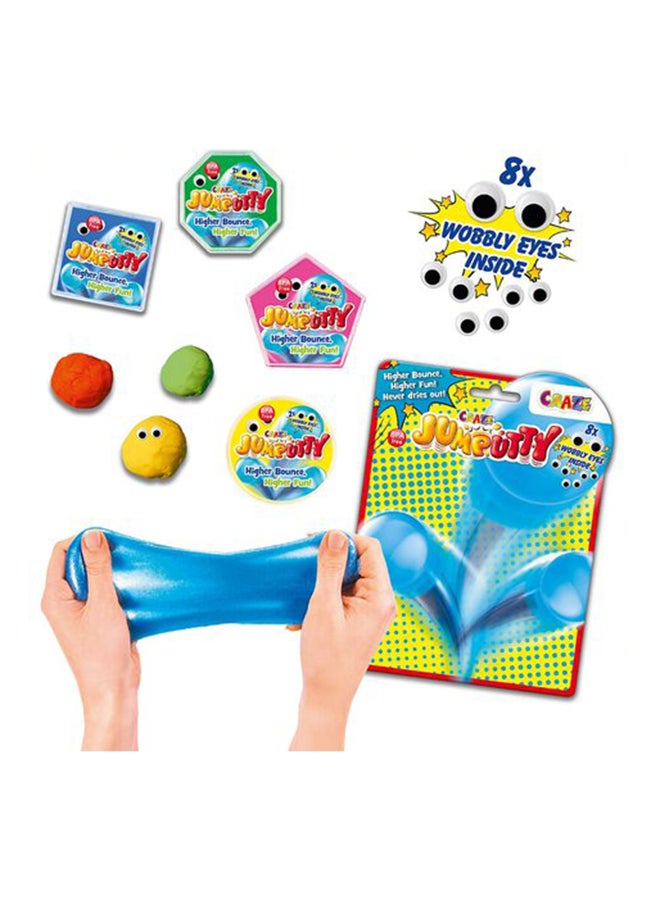 CRAZE Jumputty Intelligent Colored Plasticine 4X 15g Bouncy Modeling Clay Modeling Clay Creative Crafts For Kids Assorted Style May Vary 1 Piece  - Image 4