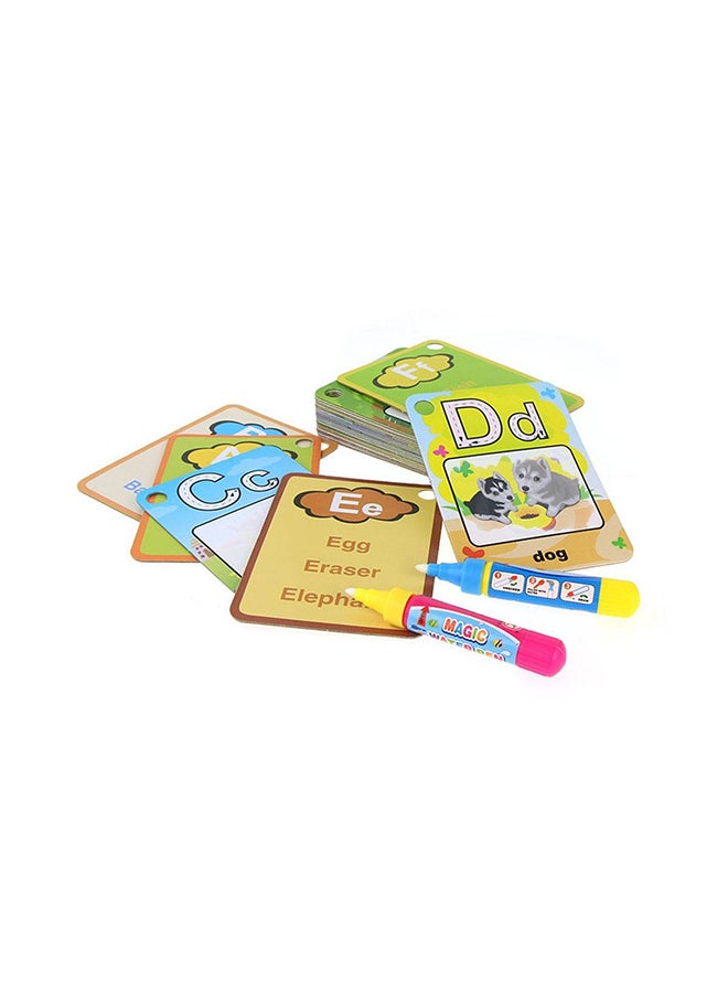 26-Alphabet Colouring Drawing Card With Magic Pen 13.97x7.8x3cm