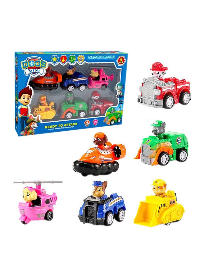 Beauenty - 6-Piece Portable Durable Highly Designed Paw Patrol Snow Slide Toys Set - Image 1