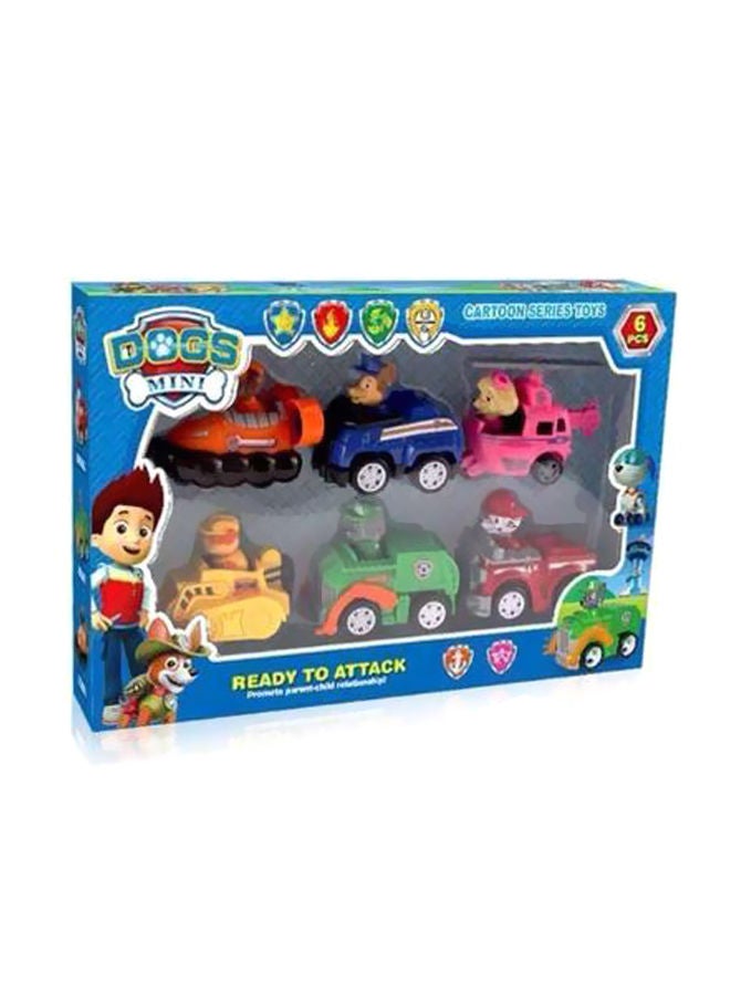 Beauenty - 6-Piece Portable Durable Highly Designed Paw Patrol Snow Slide Toys Set - Image 1