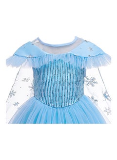 Princess Beautiful Flared Style Breathable Themed Party Fancy Dress Cosplay Costume 120cm - v1663589391/N40856051A_3