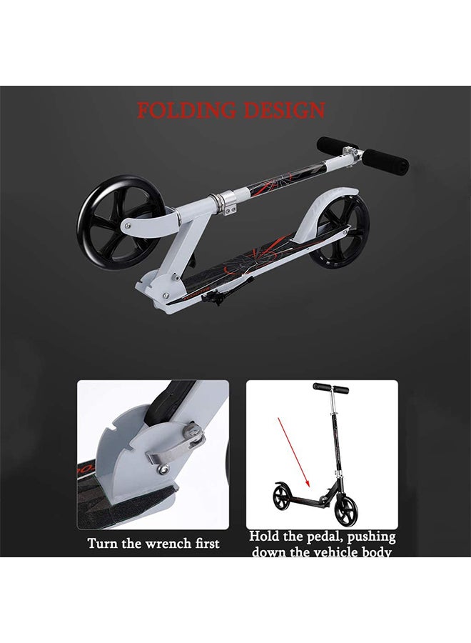 Folding Kick Scooter With Big Wheels Multicolour  - Image 2