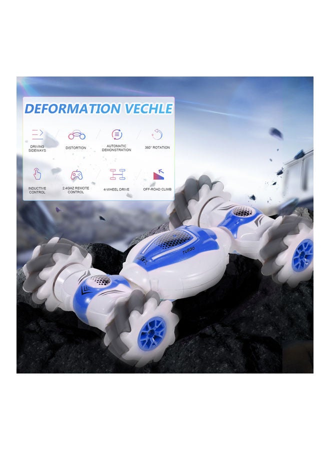 null - Remote Control Watch Gesture Sensor Deformable Electric Toy Car - Image 1