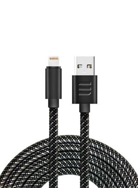 Lightning Charging Cable Black/Silver