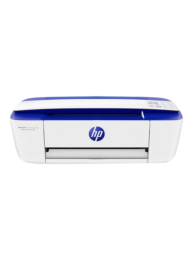 HP - DeskJet Ink Advantage 3790 Wireless All-in-One Printer, Print, Copy, Scan T8W47C White/Blue - Image 1