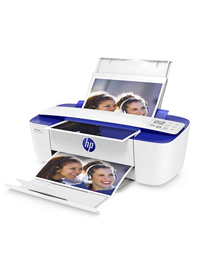 HP - DeskJet Ink Advantage 3790 Wireless All-in-One Printer, Print, Copy, Scan T8W47C White/Blue - Image 1
