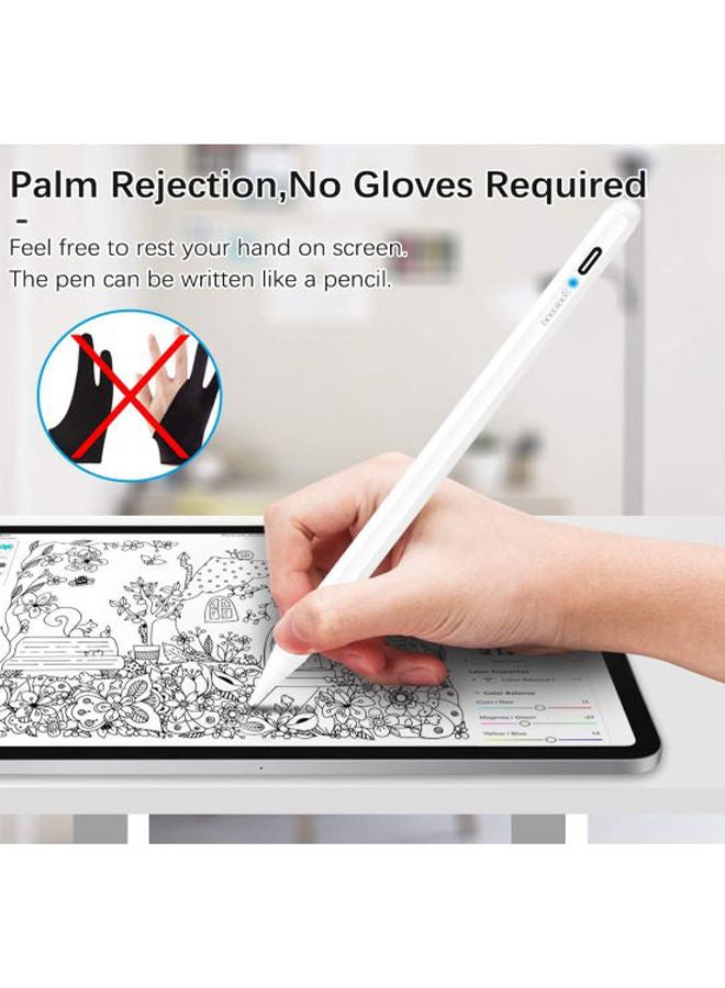 GOOJODOQ - Superfine Nib Active Capacitive Stylus Pen Silver - Image 1
