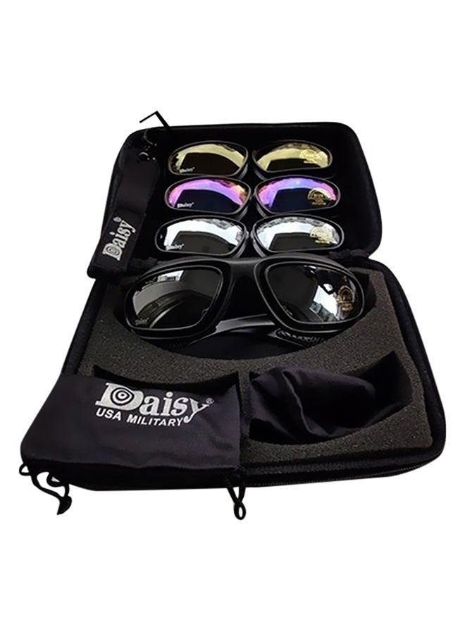 Daisy 9 Piece Goggles Mirror Bulletproof  - Image 3