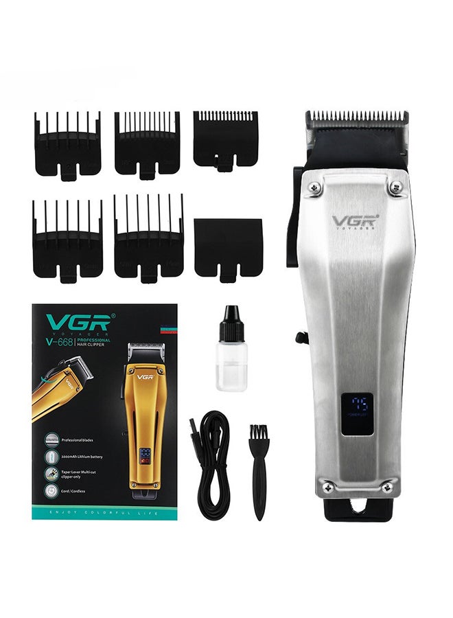 VGR V-668 Rechargeable Multipurpose Hair Clipper Multicolor - Image 1