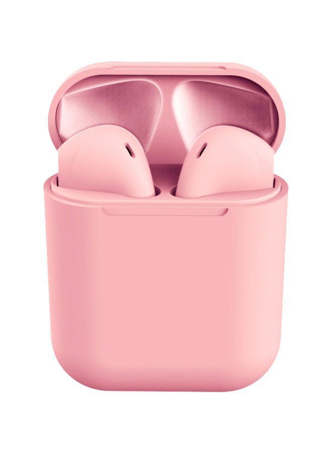 Generic - Inpods 12 Bluetooth In-Ear Earphones With Mic And Charging Case Pink - Image 1