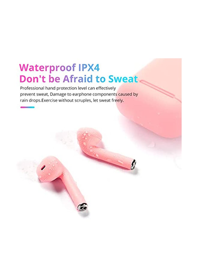 Generic - Inpods 12 Bluetooth In-Ear Earphones With Mic And Charging Case Pink - Image 1