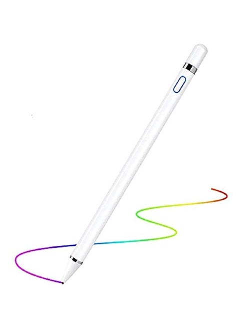 Active Stylus Digital Pen For All iPhones, iPad, Android Tablets And Phones White