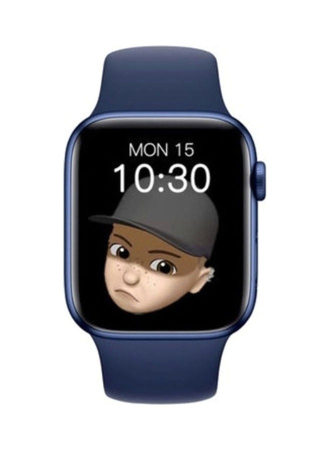 200 mAh HW22 Plus Smartwatch Series 6 44mm Wireless Charging Blue  - Image 2