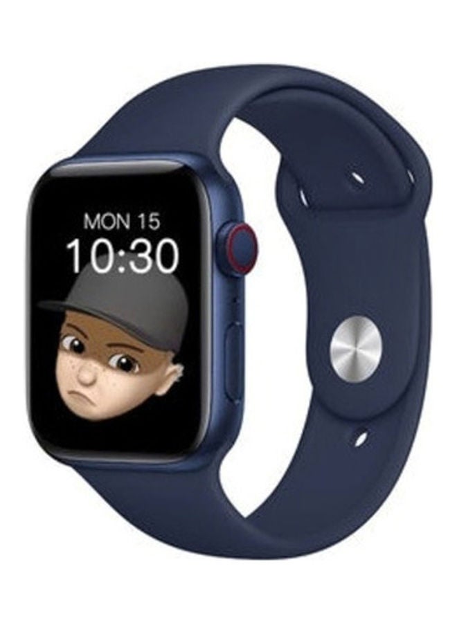 200 mAh HW22 Plus Smartwatch Series 6 44mm Wireless Charging Blue  - Image 1