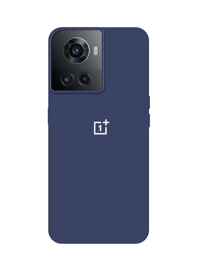 MARGOUN OnePlus 10R Silicone Case Liquid Gel Soft Ultra Slim Shockproof Back Cover Full Body Protection 6.7 inch Blue - Image 2