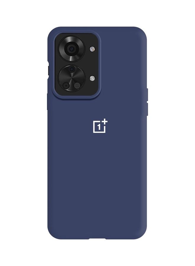 MARGOUN OnePlus Nord 2T Silicone Case Liquid Gel Soft Ultra Slim Shockproof Back Cover Full Body Protection 6.43 inch Blue - Image 2