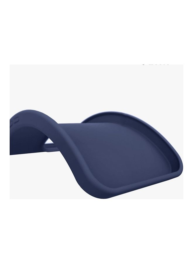 MARGOUN OnePlus Nord 2T Silicone Case Liquid Gel Soft Ultra Slim Shockproof Back Cover Full Body Protection 6.43 inch Blue - Image 5