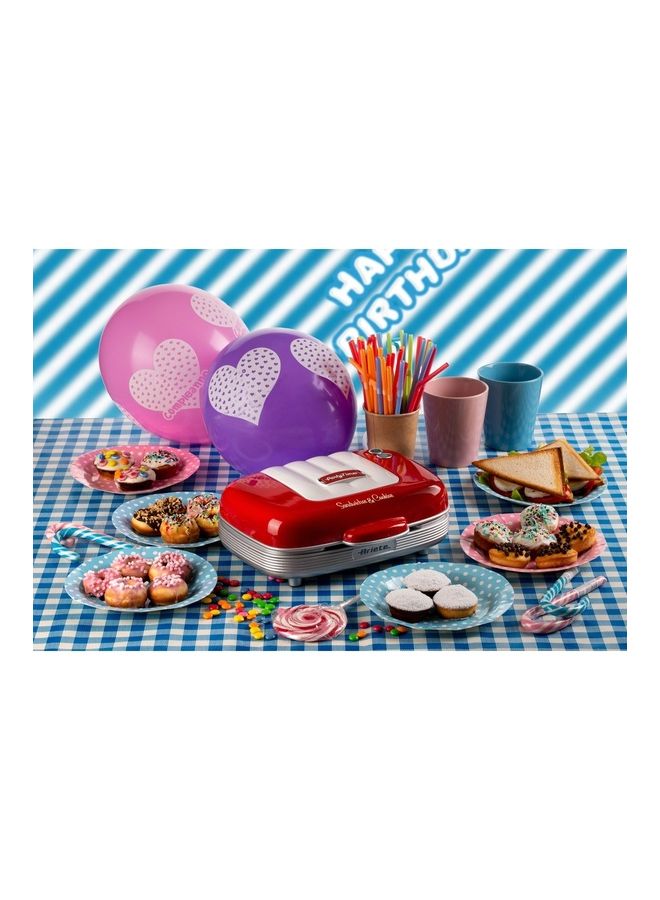 Ariete - 3 In 1 Sandwich Maker 700.0 W 1972RD Red - Image 1
