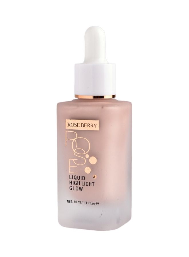 ROSE BERRY - Liquid Highlighter Glow Cream Pink - Image 1