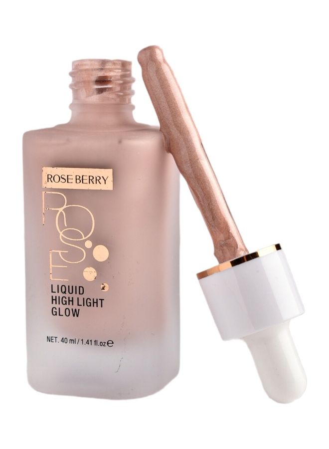 ROSE BERRY - Liquid Highlighter Glow Cream Pink - Image 1