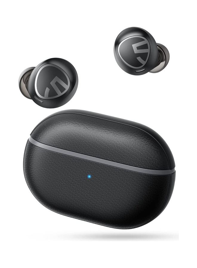SoundPEATS - Free2 Classic Wireless In-Ear Earbuds With Charging Case Black - Image 1