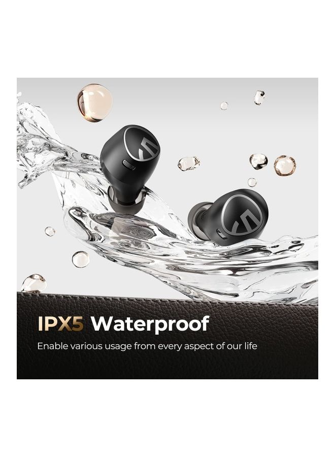 SoundPEATS - Free2 Classic Wireless In-Ear Earbuds With Charging Case Black - Image 1
