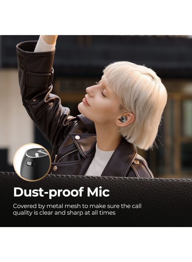 SoundPEATS - Free2 Classic Wireless In-Ear Earbuds With Charging Case Black - Image 1