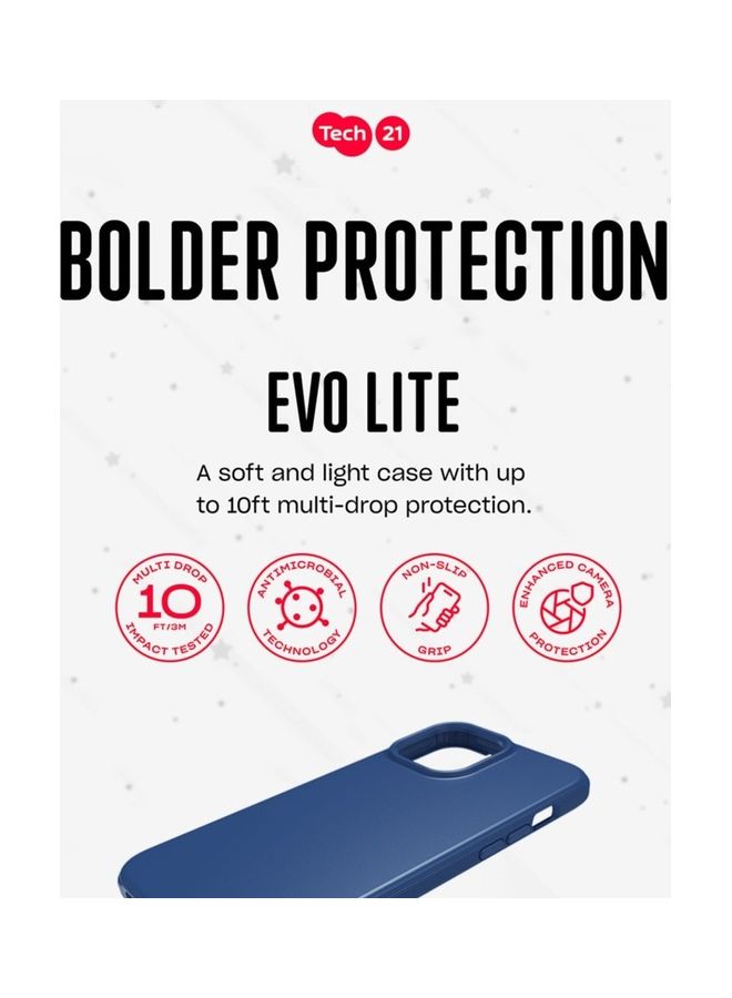 tech21 - Evo Lite Case Cover for iPhone 13 Pro Max With 10 Feet Multi Drop Protection - Blue - Image 1