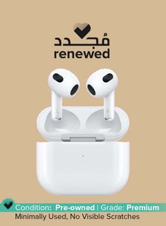 Renewed - AirPods (3rd generation) with MagSafe Charging Case White