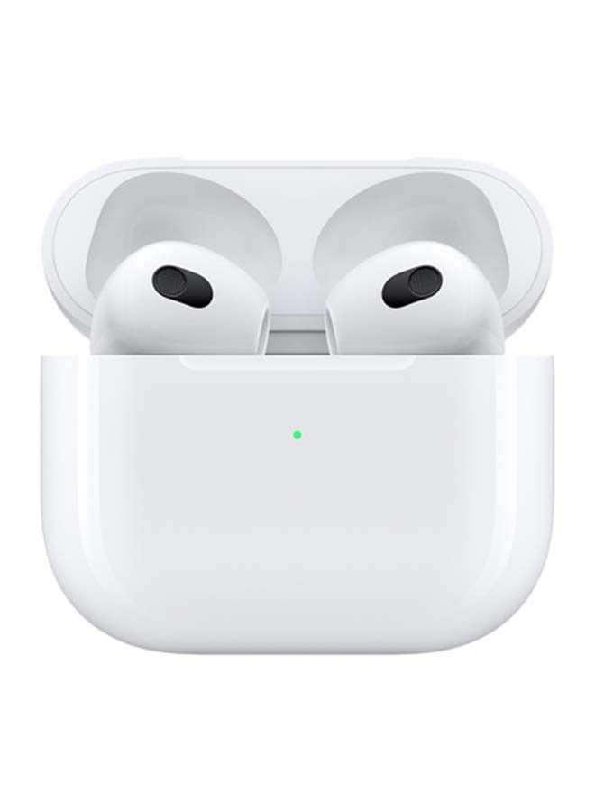 Apple - Renewed - AirPods (3rd generation) with MagSafe Charging Case White - Image 1