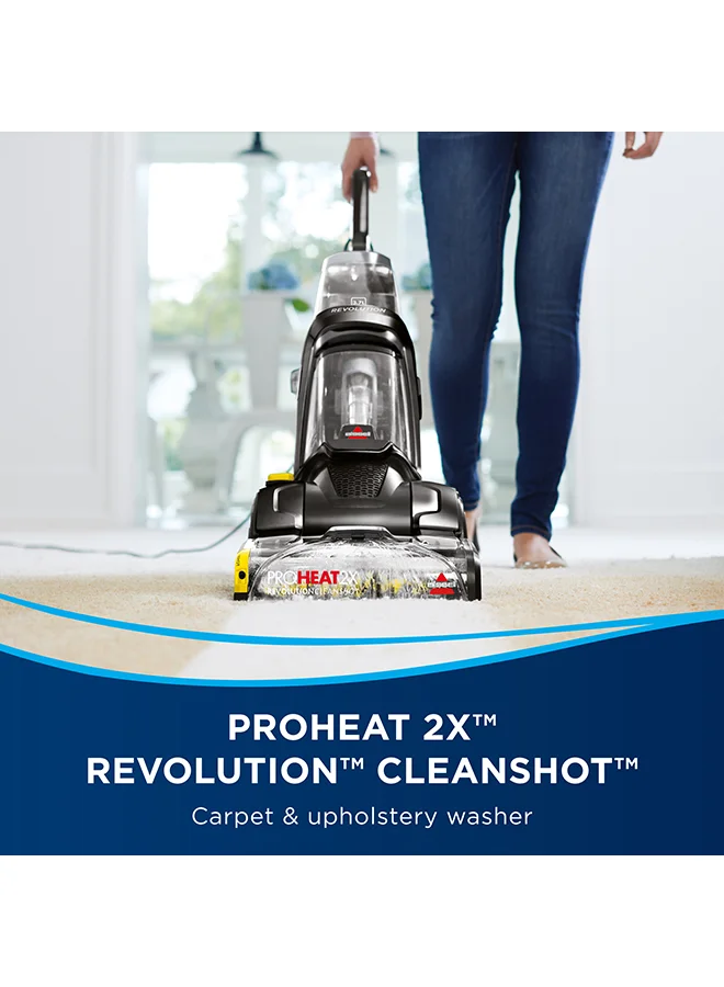 بيسيل ProHeat 2X Revolution Cleanshot 2066E – مكنسة كهربائية عمودية بتقنية HeatWave، إزالة قوية للبقع، وزن 10 كجم، مثالية للبقع الصعبة والتنظيف العميق |