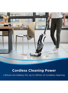 Bissell Crosswave Cordless Max 3 in 1 , Vacuum, Wash, and Dry 36 W 2767E Titanium/Bossanova Blue  - Image 4