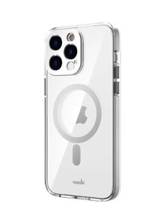 Moshi iGLAZE Apple iPhone 14 Pro Max 6.7" Case with MagSafe & Cam Cover - Luna Silver  - Image 2
