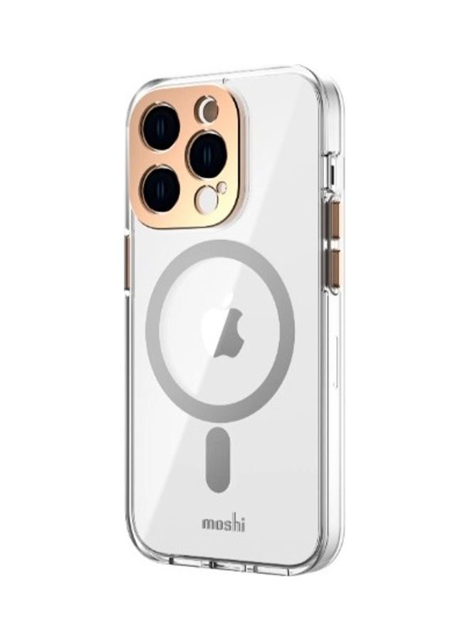 Moshi - iGLAZE Apple iPhone 14 Pro 6.1" Case with MagSafe & Cam Cover - Sunset Gold - Image 1