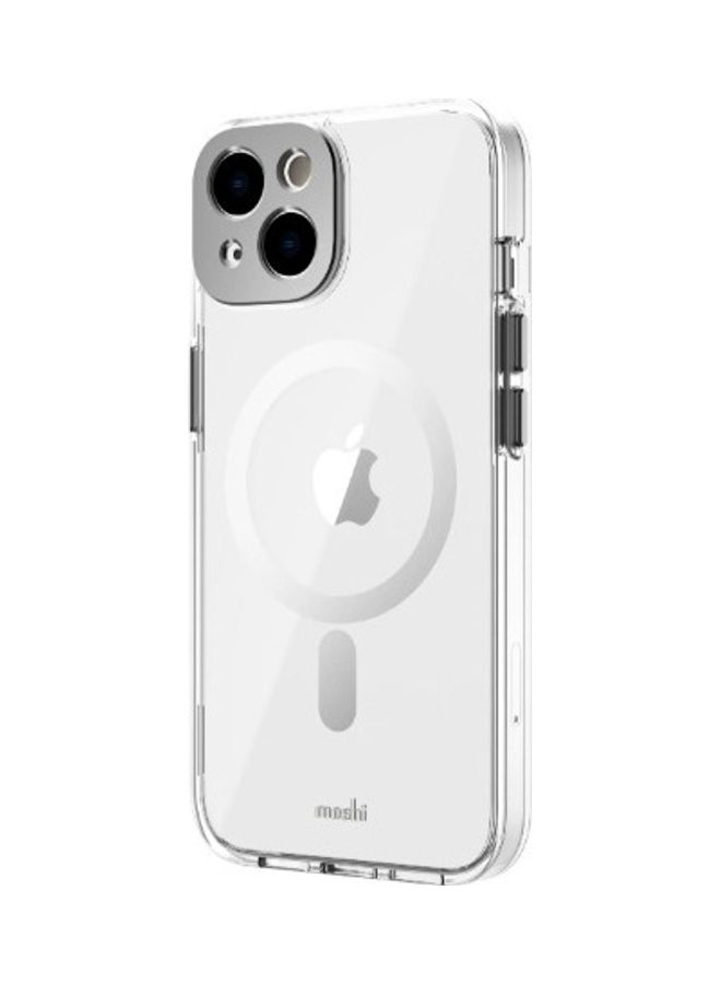 Moshi - iGLAZE Apple iPhone 14 6.1" Case with MagSafe & Cam Cover - Meteorite Gray - Image 1