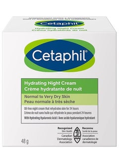 Cetaphil Hydrating Night Cream for Face White 48grams  - Image 1