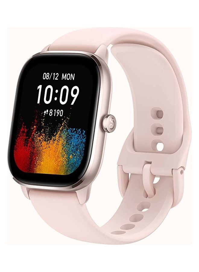Amazfit - GTS 4 Mini Smart Watch, Alexa Built-in, GPS, Fitness Tracker, Heart Rate Blood Oxygen Monitor, Android Phone iPhone Compatible Flamingo Pink - Image 1