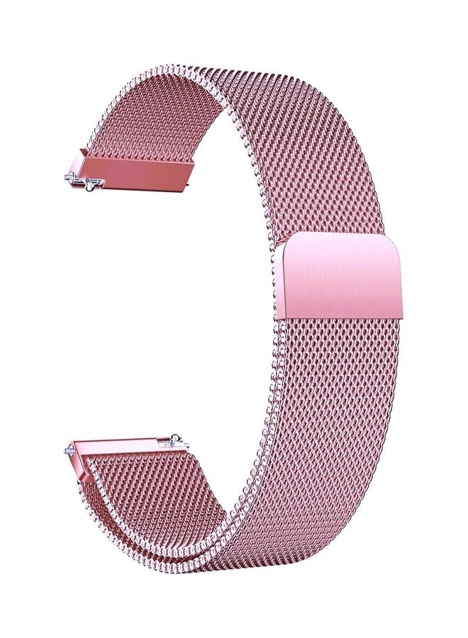 MARGOUN - Samsung Galaxy Watch 5 / Galaxy Watch 5 Pro Band Milanese Stainless Steel Strap 20mm Compatible with Galaxy Watch5 (44mm/40mm) Galaxy Watch5 Pro (45mm) Rose Pink - Image 1