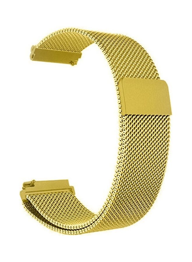 MARGOUN - Samsung Galaxy Watch 5 / Galaxy Watch 5 Pro Band Milanese Stainless Steel Strap 20mm Compatible with Galaxy Watch5 (44mm/40mm) Galaxy Watch5 Pro (45mm) Gold - Image 1