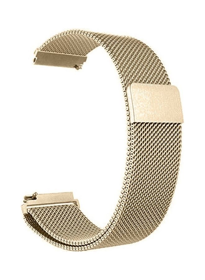 MARGOUN - Samsung Galaxy Watch 5 / Galaxy Watch 5 Pro Band Milanese Stainless Steel Strap 20mm Compatible with Galaxy Watch5 (44mm/40mm) Galaxy Watch5 Pro (45mm) Vintage Gold - Image 1