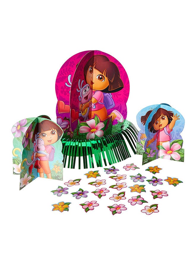 DORA 23-Piece Flower Adventure Birthday Party Table Decoration Set for Kids Birthday Theme Party Supplies, Table Centerpiece Decorations - Image 2