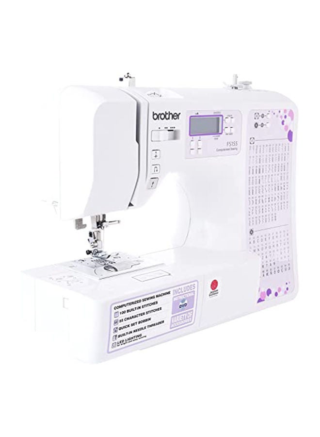 brother - FS155 Computerized Sewing Machine FS 155 White - Image 1