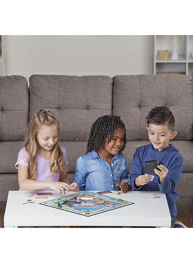 Monopoly - Junior Electronic Banking Hasbro games For Kids Indoor Home Game 2 To 6 Players - Image 1