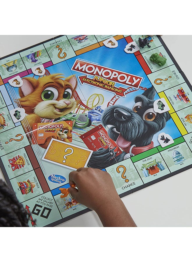 Monopoly - Junior Electronic Banking Hasbro games For Kids Indoor Home Game 2 To 6 Players - Image 1