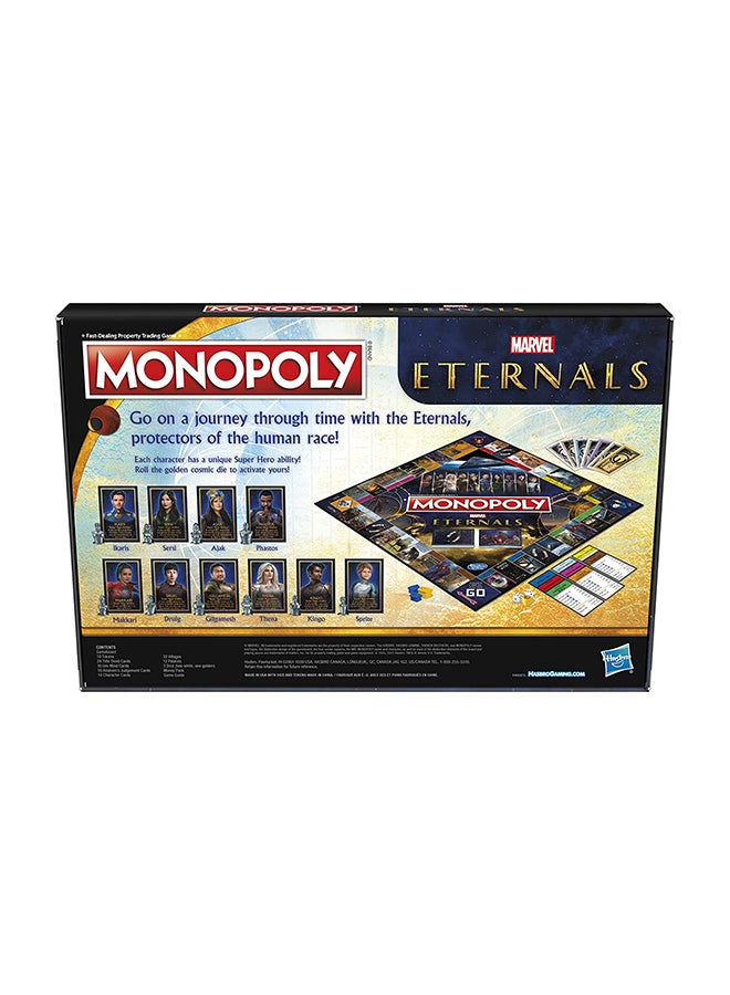 Monopoly Marvel Studios Eternals Edition Hasbro Board Game for Marvel Fans, Game for 2-6 Players, Kids Ages 8 and Up For Adults And Teens Indoor Home Game  - Image 4
